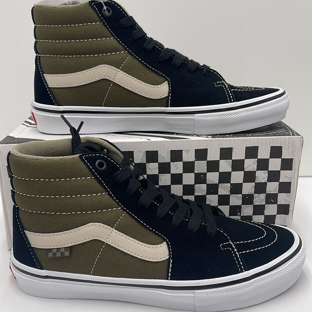 Vans Men’s Skate Sk8-Hi Black/Olive
VN0A5FCCBKO Sneakers - Picture 16 of 16